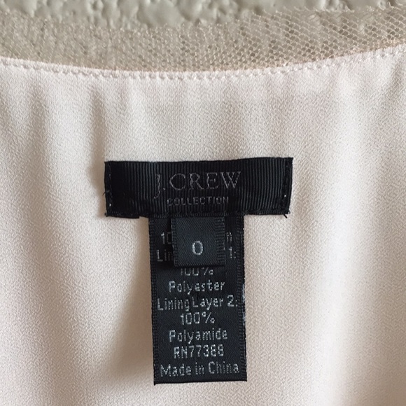 J. Crew Collection Eyelash Lace Overlay Top Blouse - Picture 11 of 14